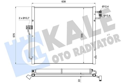 Klıma Radyatoru Mercedes W166 X166 C292 - A0995000002