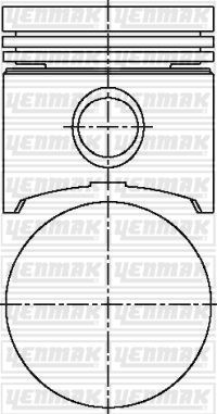Motor Piston Segman Std R1227-r1397-r2387-r4 2430-r4 Break Long-r4 F6r 2370-r4 Fourgon Netta - 7700743329