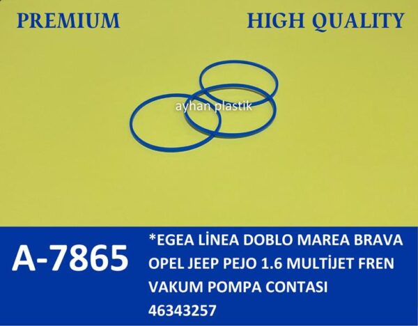 Fren Vakum Pompa Contası Egea-lınea-doblo-marea-brava-opel-jeep-pejo 1.6 Multijet - 46343257