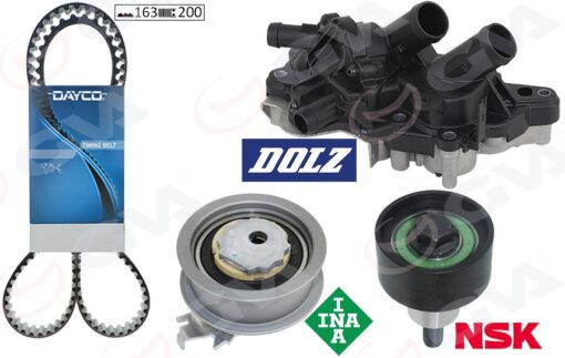 Devirdaimli Eksantrik Gergi Kiti Polo-golf7-passat-a3-leon 1.2 Tsı-1.4 Tsı 13 4 Çıkışlı Cjza-cjzb- Cyva-cyvb-cmba - 04C109244D-04E109479A-04E198119