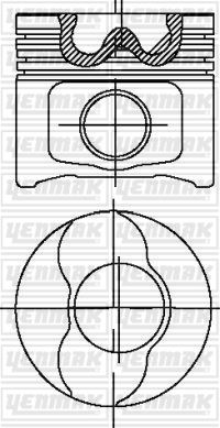Motor Piston Segman Std Doblo 1.9 Jtd-astra H-vectra C-zafıra B 1.9 Cdti 82.00 - 71718120