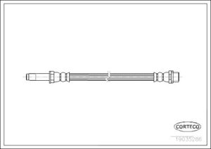 Fren Hortumu Arka Mercedes Sprınter B906 . Vw Crafter 30-35-50 - A9064280435-2E0611707C