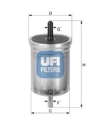 Yakıt Filtresi Mgn I 1.4.1.6.i.1.6.e-twng-santafe Wk6012 Wk6013 - 7700820375