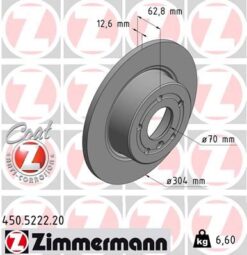 Fren Dıskı Arka Dıscovery 2 L318 Range Rover 2 P38a Range Rover 3 Vogue L322 05 12 - SDB000470-SDB000210-NTC8781