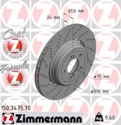Fren Dıskı Arka Sol Bmw M5 E60 M6 E64 - 34112282807