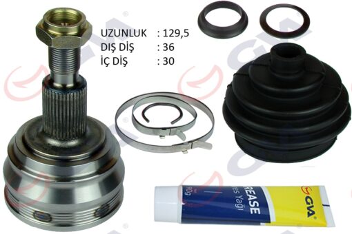 Aks Kafası Dış Ön Golf Iv-bora-leon 97-04 1.6 Akl/bfq 36x30x53 129.5mm - 1J0498099-1J0498099A
