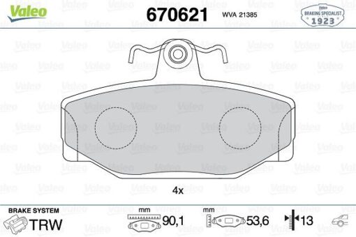 Arka Balata Volvo V70 2.0t 2.3 2.5 97-3.00 Xc70 2.4t 97-9.02 S70 98-99 740 760 780 940 S90 V90 - 271829-272291-271573-270923