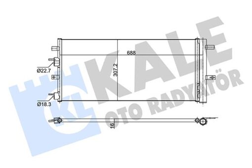 Klıma Radyatoru Kondanser Mondeo 14 1.0-1.5 Ecoboost 1.5 Tdcı 2.0 Tdcı - DG9H19710AE-HG9H19710CA-E1GH19710AC