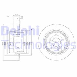 Arka Fren Dısk Aynası Mondeo Iv S Max Galaxy 07 14 Kuga I 08 12 / Evoque 12-18 302mm - 6G912A315BA-1405500-1379931