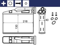Kalorıfer Radyatoru Bmw M57 M54 E39 E53 - 64116971105-64118385562