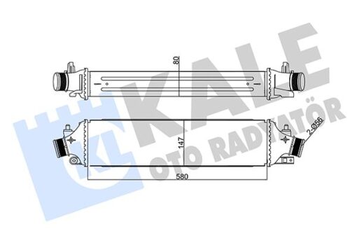 Turbo Radyatörü İntercooler Alfa Romeo Gıulıetta 10 20 1.4 Tb 1.8 Tb 2.0 Jtdm - 50514486