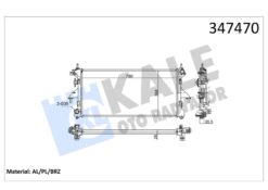 Su Radyatörü Fıat Ducato 2.3d 06 Mt Brazıng 780x368x26 3062308080 - 1349196080-1349207080-1362308080