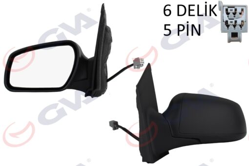 Dış Dikiz Aynası Sol Focus Iı 05 08 Elektrikli Isıtmalı Konveks 5 Fiş Vm-301ehl - 4M5117683CK-1376311-1500619