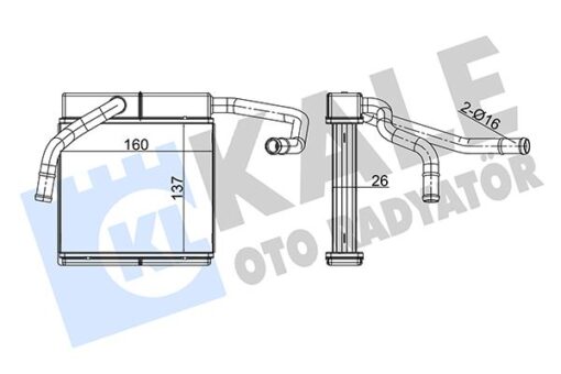 Kalorifer Radyatoru Brazıng Al/al Ford Ranger 98 06 Mazda B-bt-50 - 3943167-UJ0861A10-XM3418476CA