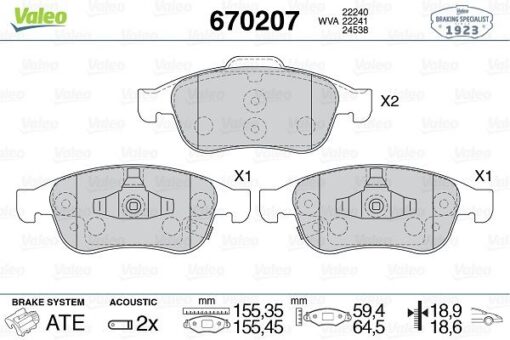Ön Balata Fıat 500x 15 Jeep Renegade Suv 14 - 77367213-77367369