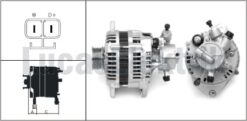 Alternator 12v 100a V.p. Isuzu Combo Merıva Corsa C Astra G 1.7cdtı / Dtı - 1204157-1204158-6204140