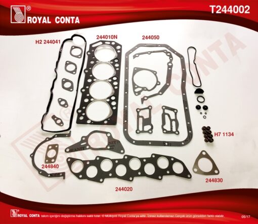 Motor Takım Conta Subap Lastıklı L300- Hyun H100 - MD997052
