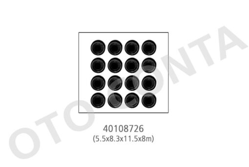Subap Lastiği 16 Adet Clıo Iıı-twng-modus 05 Logan Sandero 12 1.2 16v D4f 5.5x8.3x11.5x8mm - 8200171215