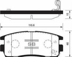 Arka Fren Balata Chevrolet Captıva 2.0l 2.4l 06- - 96626076-1605123-WVA24498