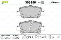 Arka Fren Balata Toyota Aurıs. Corolla 1.33l 1.6l 1nr-fe 1zr-fae Nre180 Zre181 Zre185 12- 1.4l 1nd-ftv D-4d Nde150 Nde180 07- - 0446602180-0446602170-0446602181