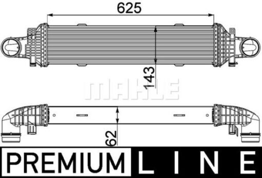 Turbosarj Radyatoru Mercedes W204 S204 C204 C218 W212 C207 X204 - A2045000200
