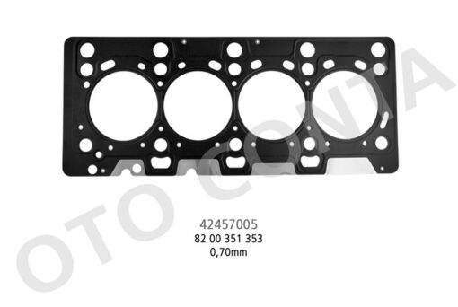 Silindir Kapak Contası Clıo Iı-ııı-ıv Megane Iı-ııı Kangoo 04 Fluence 09 Duster 10 Qashqaı 06 13 Mıcra Iıı 05 Suzukı Jımny 03 1.5 Dcı 8200360571 0.70mm Kalın - 110446505R-110444213R-1104400Q0T