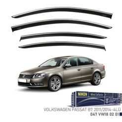 Kromlu Cam Rüzgarlığı Vw Passat B7 2011-2014- 4lü