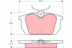 Arka Fren Balatası Fıat Tempra 90 Tipo 87 Uno 89 Marea 96 Croma 87 Bravo 96 Alfa Romeo 145-146-155-156-164 - 794080-9945823-9945821-9945496
