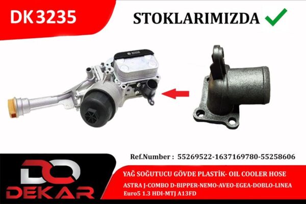Yag Sogutucu Govde Plastık Astra J-combo D-bıpper-nemo-aveo-egea-doblo-lınea Euro5 1.3 Hdı-mtj A13fd - 55269522-1637169780-55258606