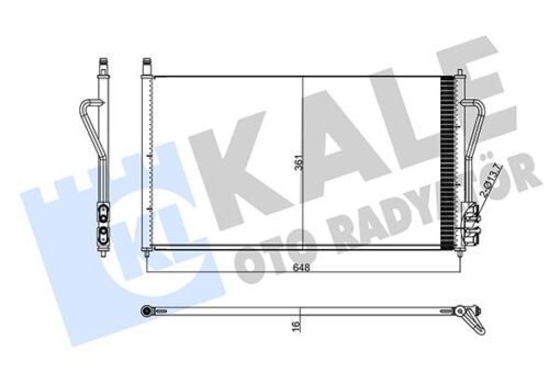 Klıma Radyatoru Focus Iı 1.4 16v 1.8tdcı 1.6 Zetec S 16v 98 04 - 1250627-1335273-1671708-YS4H19710AA