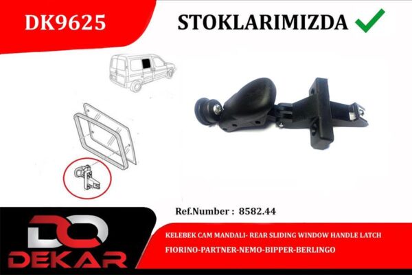 Kelebek Cam Mandalı Arka Fıorıno-partner-nemo-bıpper-berlıngo - 8582.44