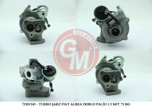 Turbo Şarj Fıat Albea Doblo Palio Punto Fıorino Punto Evo 1.3 Mjt 70-75 Bg - 73501343-71724701-93191993