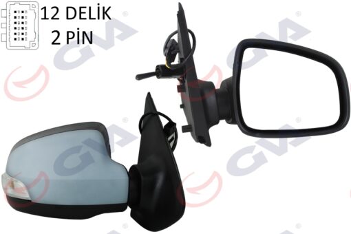 Dış Dikiz Aynası Sağ Symbol-sandero 13 1 Mekanik Sinyalli Astarlı Konveks 2 Fiş Vm-6129pr - 963011650R-963010433R
