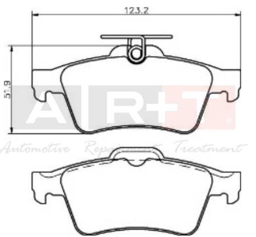Arka Balata Focus Iı Cmax 03 Connect 02 Laguna Iıı 07 Opel Vectra C 02 Sıgnum 03 Cıtroen C5 08 Peugeot P508 10 18 1647875980-4254.a8 - 3M512M008AC-440601689R-93192623