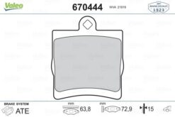 Fren Balatası Arka Mercedes W203 Cl203 C209 W210 R171 - A0054201920