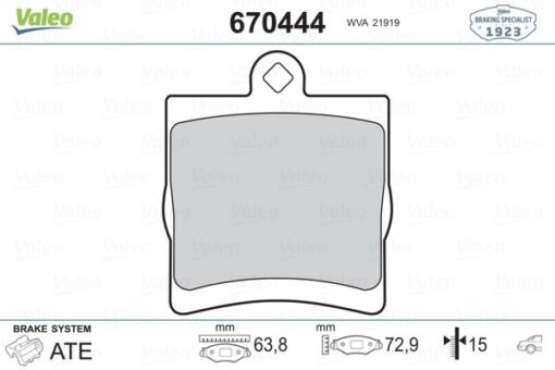 Fren Balatası Arka Mercedes W203 Cl203 C209 W210 R171 - A0054201920