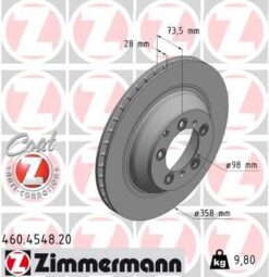 Fren Disk Arka Porsche Taycan 2019 358 Mm - 28 Mm - 9Y0615601B