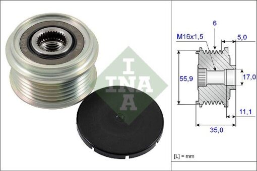 Alternatör Gergi Rulmanı Amarok-touareg-a4-a5-a6-q5-q7 2.0-2.7-3.0 Tdı Ddxa/b-bks-cata-daua-clab - 059903119N-06E903119-059903119G