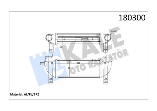 Turbo Intercooler Radyatoru Connect 1.8tdcı 02 06 Al Al - 2T1Q 9L440 AC-4548369