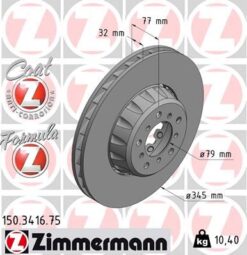 Fren Dıskı On Sag Bmw M5 E39 - 34112282804-34112228846