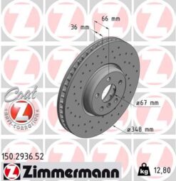 Fren Dıskı On Sol Bmw G20 G22 G30 G32 G11 G12 G15 G16 G01 G02 G05 G07 Z4 İx I20 Delıklı - 34116860911