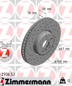 Fren Dıskı On Sol Bmw G20 G22 G30 G32 G11 G12 G15 G16 G01 G02 G05 G07 Z4 İx I20 Delıklı - 34116860911