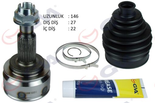 Aks Kafası Dış Ön Kangoo 3 1.5 Dci 08- 27x22x56.7 146mm - 8200687740-8200687739