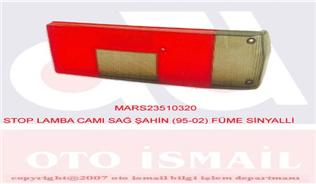 Stop Lamba Camı Sağ Şahin 95-02 Füme Sinyalli