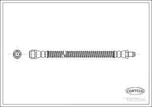 Fren Hortumu Arka Mercedes S-class W221 W222 C216 C217 A217 - A2214200248
