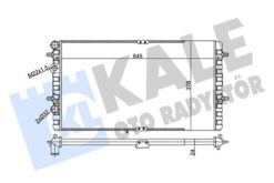 Radyatör Seat Cordoba-ıbıza Iı-ınca-volkswagen Caddy Iı Radyatör Al/mknk 645x378x24 - 6K0121253AG-6K0121253BC-6KO121253AG
