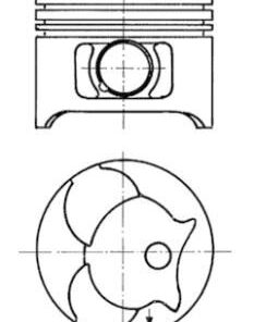 Pıston Segman Std 89.00mm Mercedes Om601 Om602 Om661 Om662 W461 W638 B901 B903 - A6010301817-8774310010