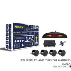 Park Sensörü Led Ekran Ve Turkce Uyarı Siyah