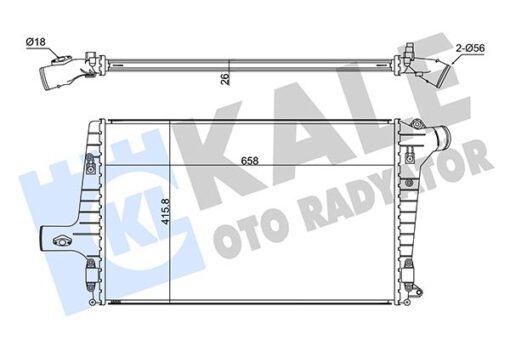 İntercooler A3-a6-tt2.5 Tdı 01 04 - 4B0145805A