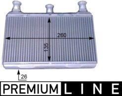 Kalorıfer Radyatoru Premıum Lıne Bmw E60 E63 E64 - 64116933921 64116933922